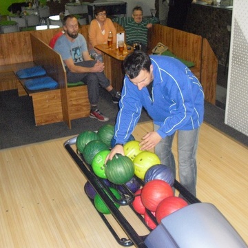 Vánoční bowling Chráněného bydlení
