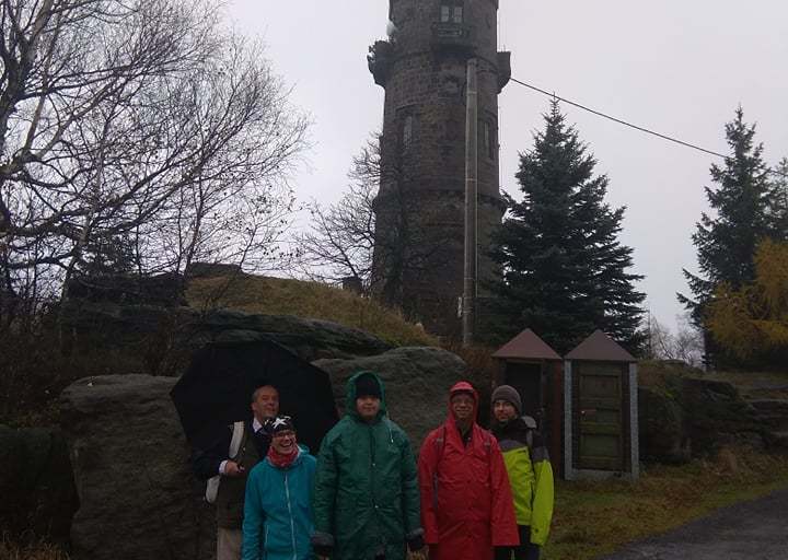 S dobrovolníkem Tomášem na Sněžník