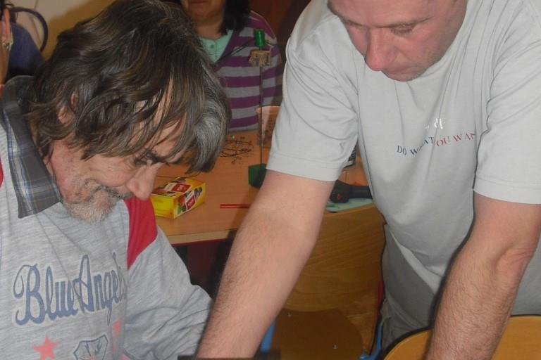 Dílna v chráněném bydlení pro klienty Diakonie