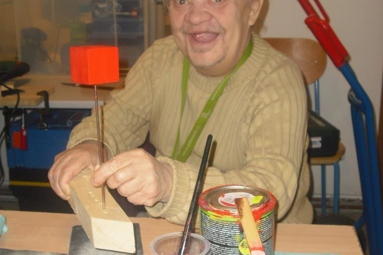 Dílna v chráněném bydlení pro klienty Diakonie