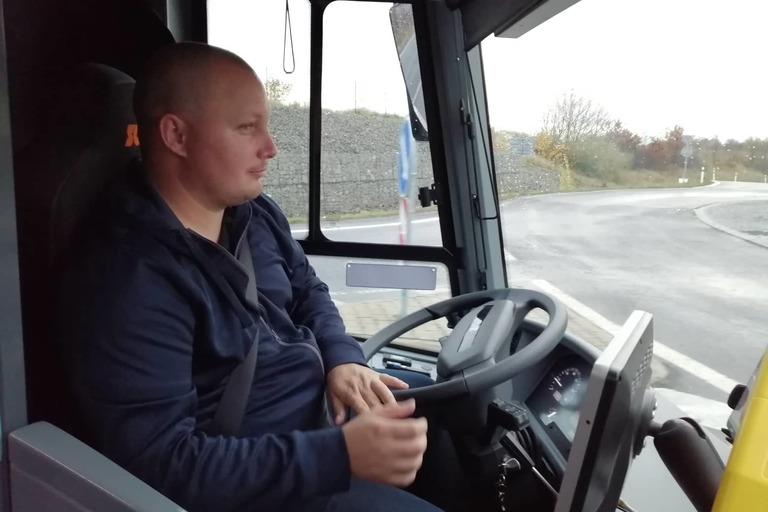 S dobrovolníkem Tomášem na Sněžník