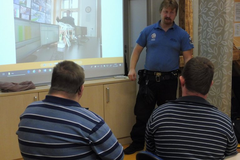 Městská policie v Centru denních služeb