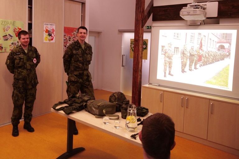 Návštěva aktivních záloh Armády České republiky