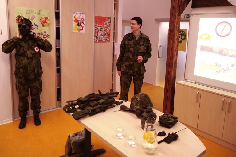 Návštěva aktivních záloh Armády České republiky