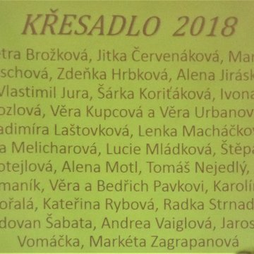 Křesadlo 2018