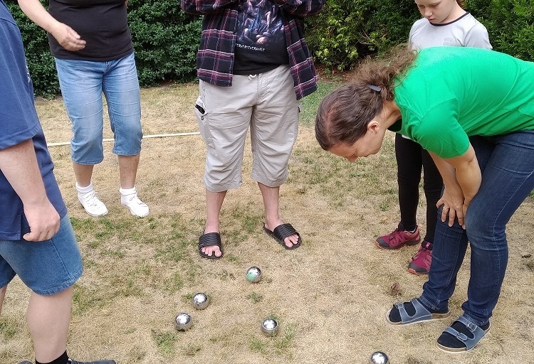 Přátelské utkání v pétanque 