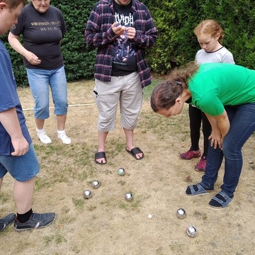 Přátelské utkání v pétanque 