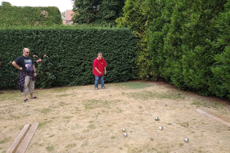 Přátelské utkání v pétanque 