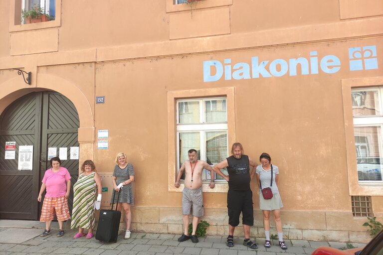 Návštěva z humanitárního střediska Praha