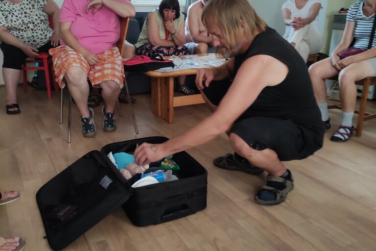 Návštěva z humanitárního střediska Praha