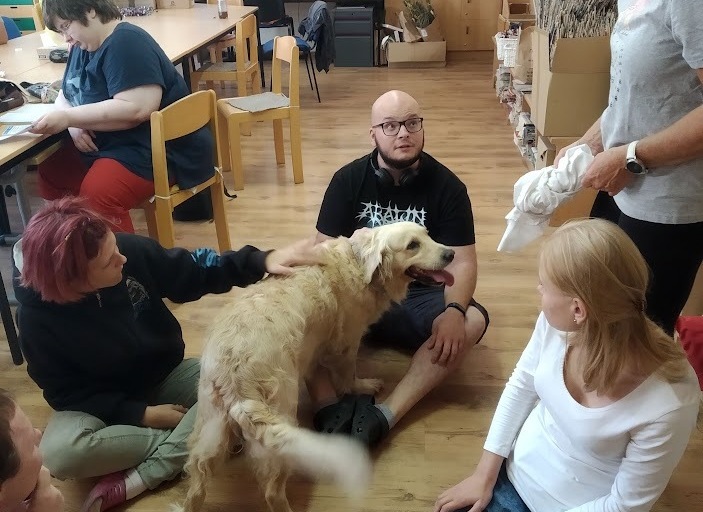 Canisterapie v Sociálně terapeutických dílnách