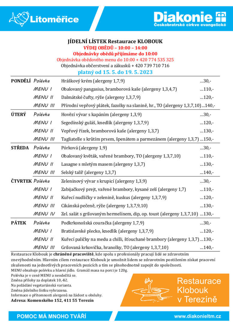 jídelní lístek 20. 2023